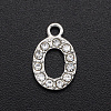 Alloy Rhinestone Charms PALLOY-S098-DA020-O-1