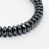 Grade A Magnetic Synthetic Hematite Beads Strands G-O004C-03-2