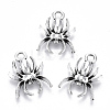 Tibetan Style Alloy Pendants TIBE-N010-03AS-RS-1