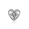 316L Surgical Stainless Steel Micro Pave Clear Cubic Zirconia Tongue Rings FS-WG6EDE0-03-1