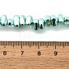 Baking Paint Electroplated Synthetic Non-magnetic Hematite Beads Strands G-H072-D01-01D-4