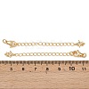 Brass End with Chains KK-H524-19G-3