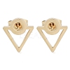 PVD Vacuum Plating 304 Stainless Steel Stud Earrings for Women EJEW-A048-34G-1