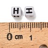 Opaque Acrylic Beads OACR-S076-01H-3