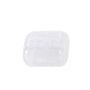 Mini Transparent Plastic Beads Containers X-PW-WG74209-01-5