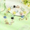 Handmade Porcelain Elephant Bead Necklaces NJEW-JN06672-1