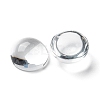 Transparent Half Round Glass Cabochons GGLA-R027-18mm-3
