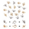 201 Stainless Steel Snap Clasps STAS-PH0019-43-1