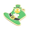 Saint Patrick's Day Alloy Enamel Pendants ENAM-P251-B02-LG-2