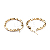 201 Stainless Steel Hoop Earrings EJEW-I245-07B-2