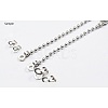 Tarnish Resistant 304 Stainless Steel Ball Chain Connectors LS-X-STAS-R089-05-2