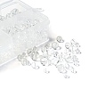 340Pcs 4 Sizes Natural Grade A Quartz Crystal Beads Strands G-LS0001-29-2
