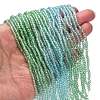 Transparent Painted Glass Beads Strands LS-DGLA-A034-T1mm-A16-2