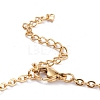 304 Stainless Steel Link Chain Bracelets BJEW-I295-08G-2