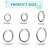 6 Pairs 6 Style Small Huggie Hoop Earrings for Girl Women EJEW-SZ0001-51-7