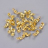 Iron Bead Tips Knot Covers E037Y-G-1