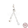 925 Sterling Silver Curb Chain Extender STER-G039-01C-S-1
