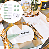 50Pcs Rectangle Blank White Paper Gift Tags CDIS-WH0021-059A-5