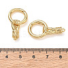Brass Spring Gate Clasps
 KK-CBA50B0-36G-3