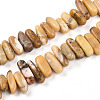 Natural Yellow Opal Beads Strands G-T140-61-4