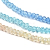 Transparent Painted Glass Beads Strands LS-DGLA-A034-T1mm-A13-4