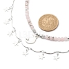 2Pcs 2 Style Alloy Moon & Star Charm Necklaces Set NJEW-JN04065-5