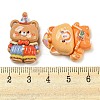 Opaque Resin Animal Decoden Cabochons CRES-R200-01-3