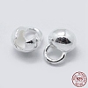 925 Sterling Silver Bead Tips Knot Covers STER-K171-48S-3