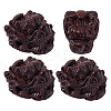 4Pcs Wood Beads WOOD-PH0003-90E-1