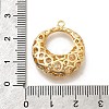 Brass with Cubic Zirconia Pendants KK-E792-10G-3