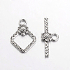 Tibetan Style Alloy Toggle Clasps X-TIBEB-A101564-AS-FF-1