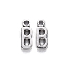 Tibetan Style Alloy Pendants TIBE-S108-108B-AS-RS-1