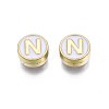 Alloy Enamel Beads ENAM-N052-006-01N-RS-2