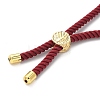 Cotton Cord Bracelet Making KK-F758-03R-G-3