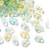 Gradient Color Transparent Frosted Acrylic Beads X-OACR-M023-06B-1