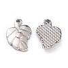 Non-Tarnish 304 Stainless Steel Pendants STAS-O145-35P-2