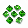 Pointed Back Glass Rhinestone Cabochons RGLA-T027-8x8mm-20-1