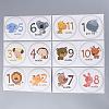 1~12 Months Number Themes Baby Milestone Stickers DIY-H127-B03-1