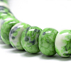 Synthetic Ocean White Jade Beads Strands LS-G-S257-5x10mm-11-3