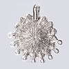 Tibetan Style Alloy Chandelier Components Links TIBE-F025-20AS-2