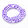 Opaque Baking Painted Crackle Glass Beads Strands EGLA-T008-18C-2