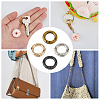 24Pcs 4 Colors Alloy Spring Gate Rings FIND-HS0001-26A-7