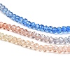 Transparent Painted Glass Beads Strands LS-DGLA-A034-T1mm-A02-4