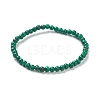 Synthetic Malachite Beaded Stretch Bracelets BJEW-D446-A-16-2
