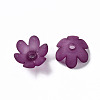 Frosted Acrylic Bead Caps MACR-S371-07A-743-2