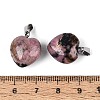 Natural Rhodonite Pendants G-T143-49F-3