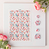 Flower Pattern Ceramics Clay Water Transfer Paper PW-WG87D4C-04-1