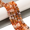 Natural Agate(Dyed & Heated) Beads Strands G-H066-B01-01-1