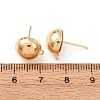 Brass Stud Earring Findings KK-G604-01G-05-3