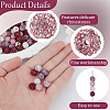 200Pcs 4 Colors Pave Disco Ball Beads RB-PA0001-10A-6